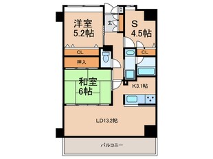 メルベーユ城東の物件間取画像